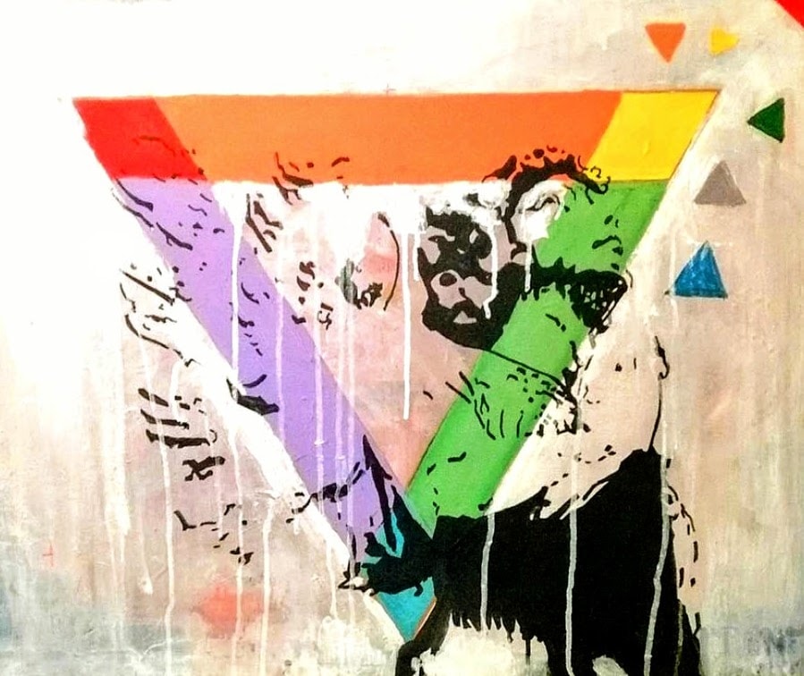 Prayer for COVID, Acrylic on Canvas