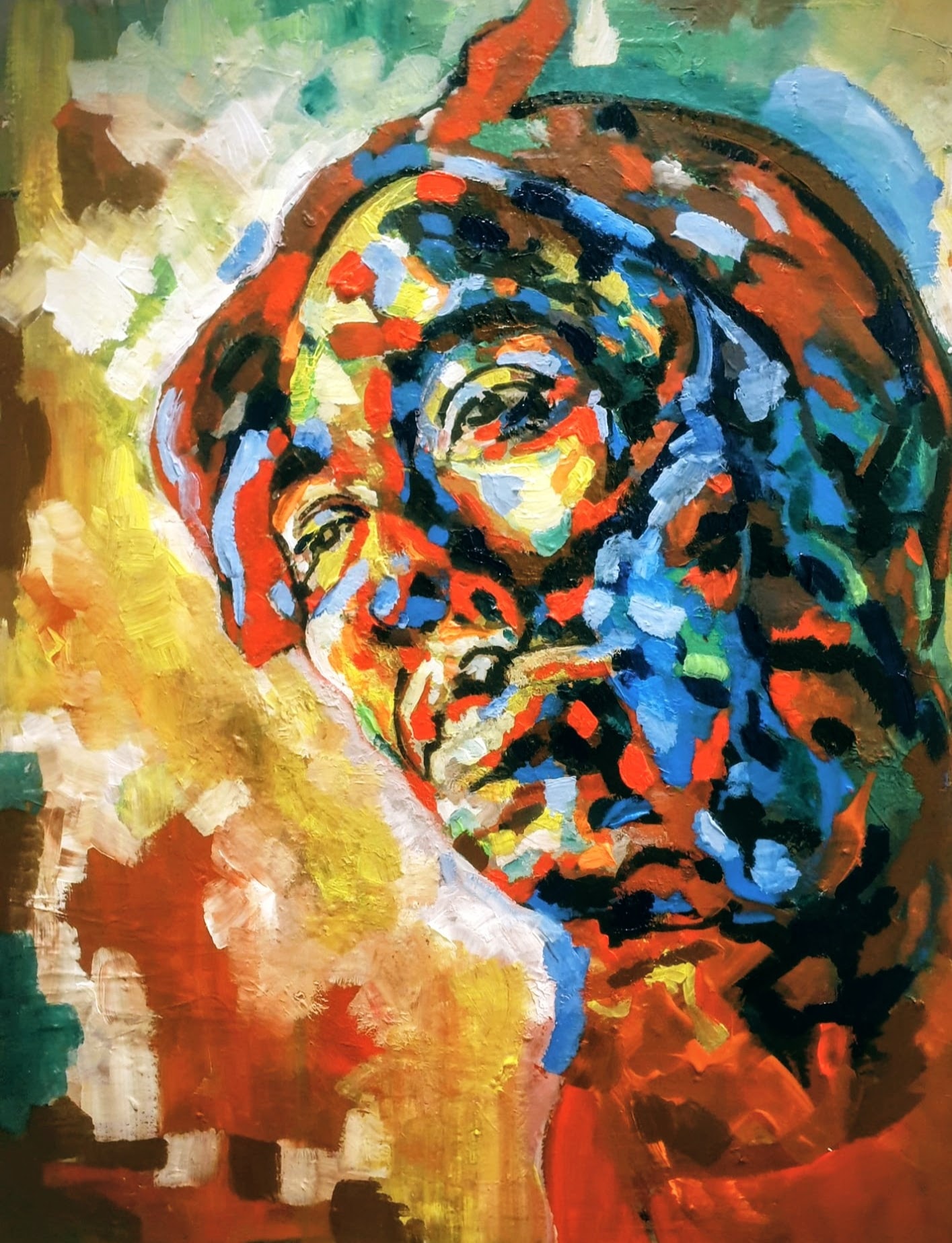 Tupac, Acrylic on Canvas