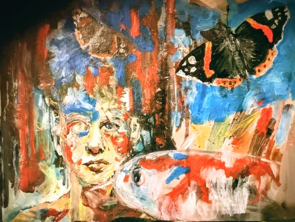Where we're from, where we are and where we're going, Acrylic on Canvas