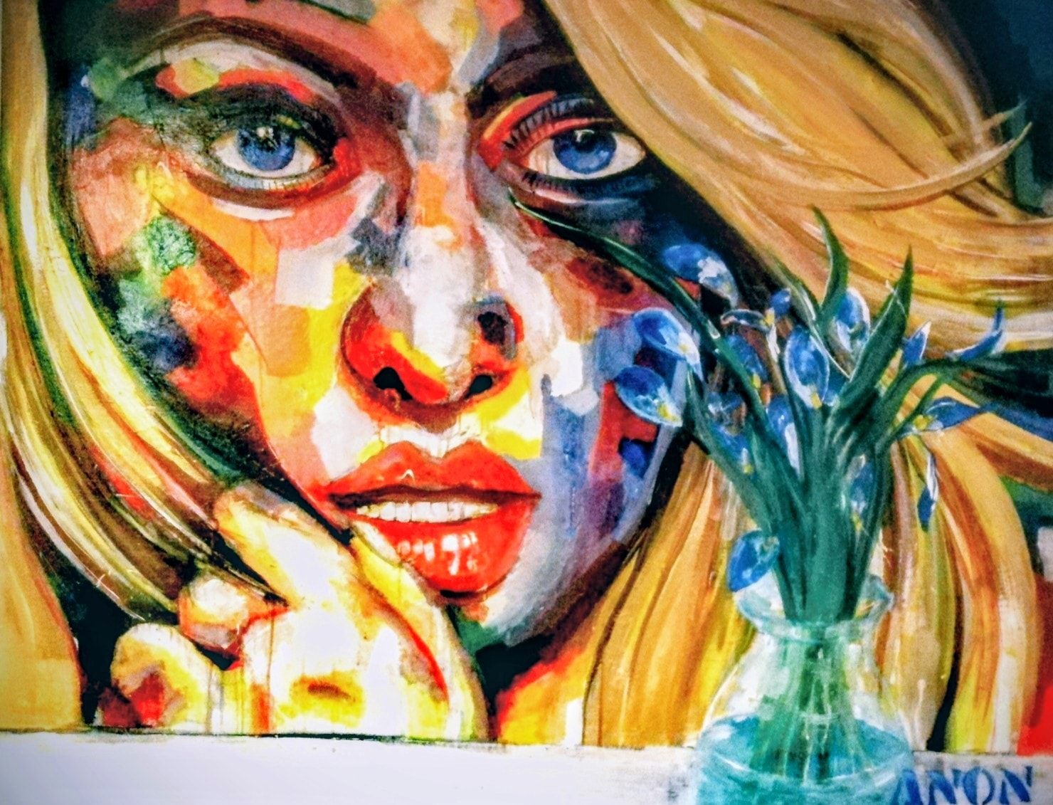 Goldilocks looking in through the window, Original work by James Bone